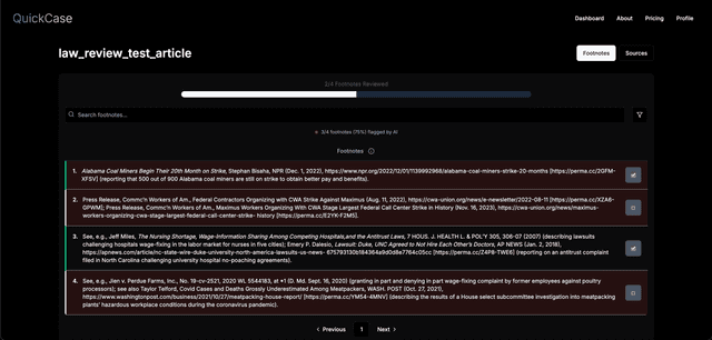 Intelligent Footnote Extraction
